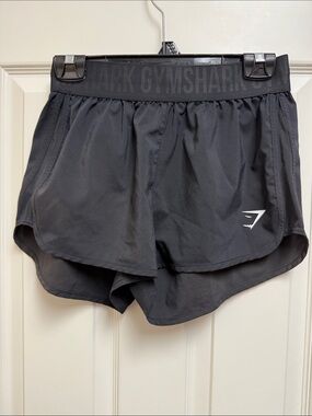 Gymshark Black Women's Athletic Running Shorts